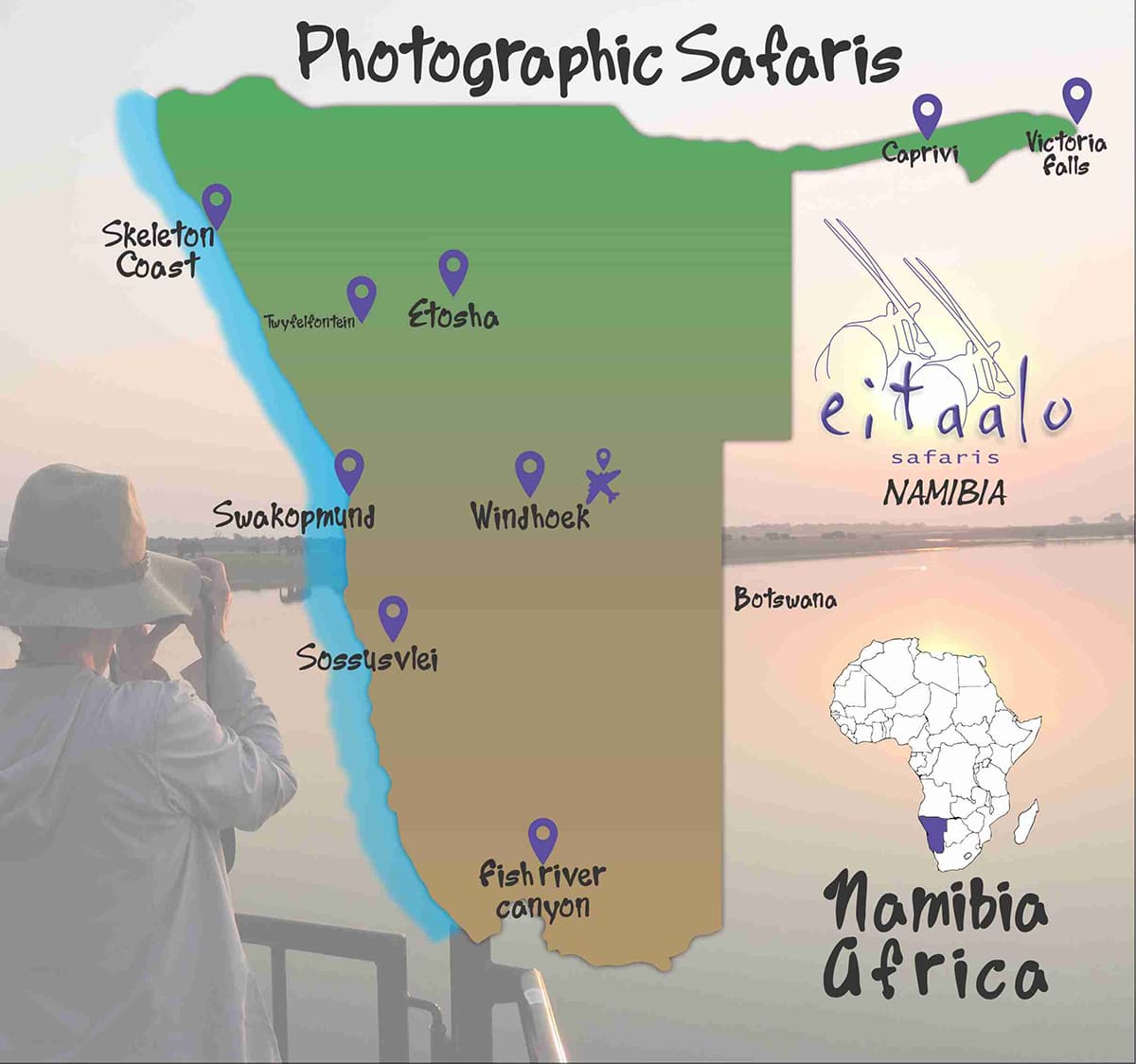 Eitaalo Namibia Map